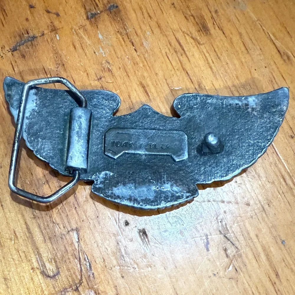 Harley Davidson Metal Belt Buckle Vintage